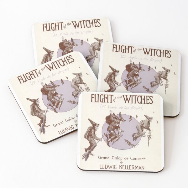 Item preview, Vintage Witch Poster Flight of the Witches  designed and sold by Bellathewilde.