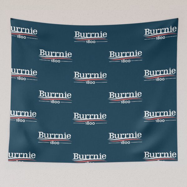 Item preview, Burrnie 1800 campaign logo   designed and sold by 12Posters12.