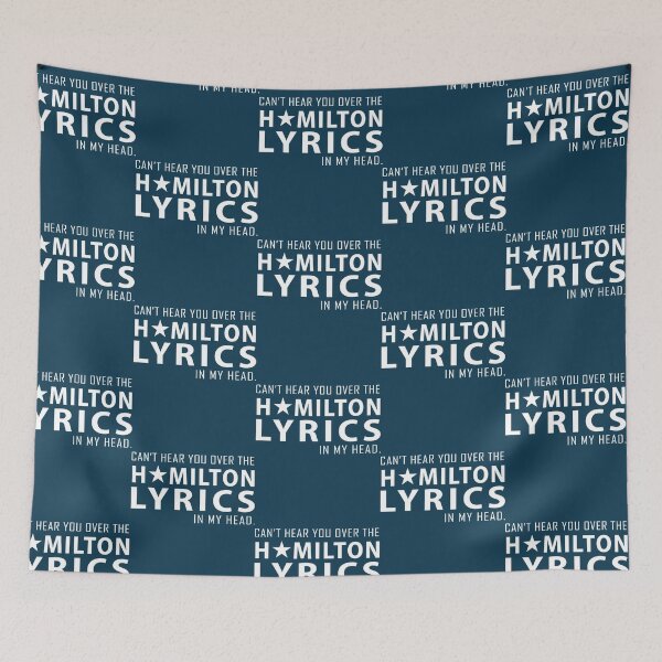 Item preview, Can_t hear you over the Hamilton designed and sold by 12Posters12.