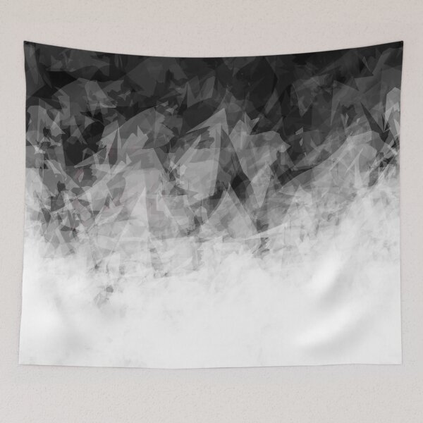 Item preview, B&W Abstract Facets designed and sold by SirkDesignsLtd.