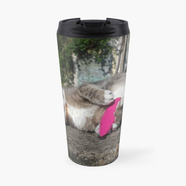 Chilling cat Travel Mug