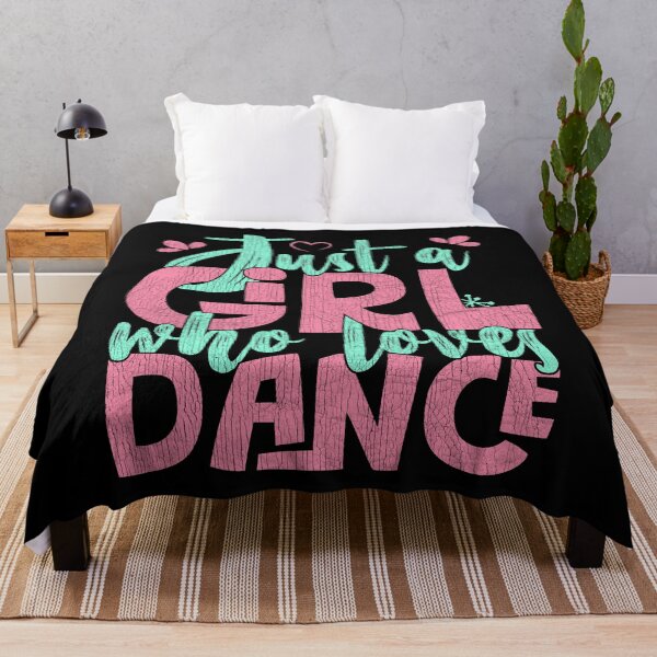 Item preview, Just A Girl Who Loves Dance Gift for Dancer graphic designed and sold by theodoros20.