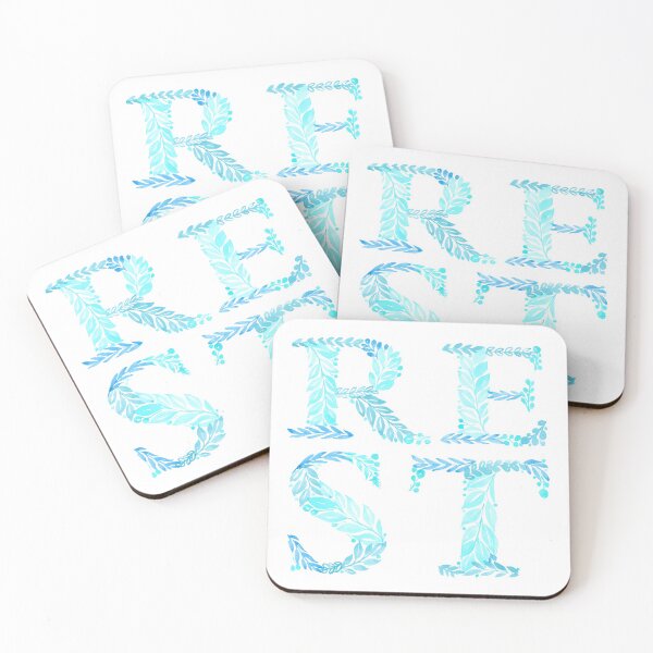 Item preview, Rest in teal designed and sold by Rachel Dash-Williams Creative.