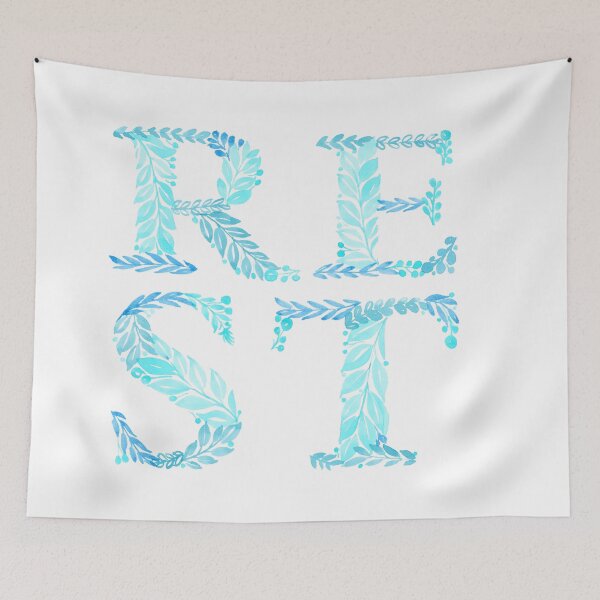 Item preview, Rest in teal designed and sold by Rachel Dash-Williams Creative.