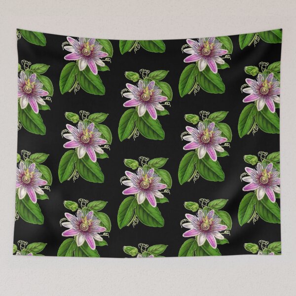 Item preview, Passion Flower - Passion Vine botanical illustration designed and sold by chimakingthings.