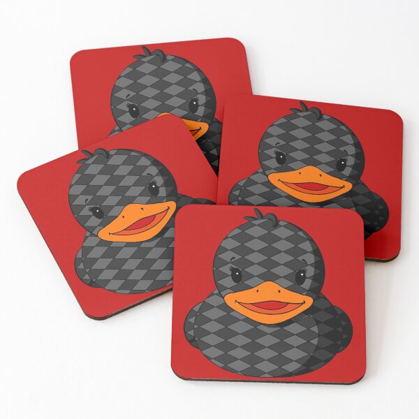 Item preview, Checkerboard Rubber Duck designed and sold by Alisha Ober Designs.
