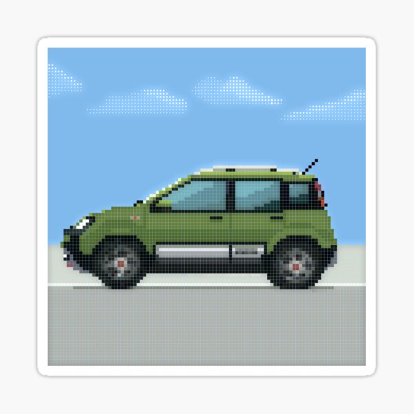 Adesivi Stickers per Auto Fiat Panda Cross 4x4 Off Road