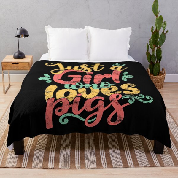 Item preview, Just a Girl Who Loves Pigs Farmers design designed and sold by theodoros20.