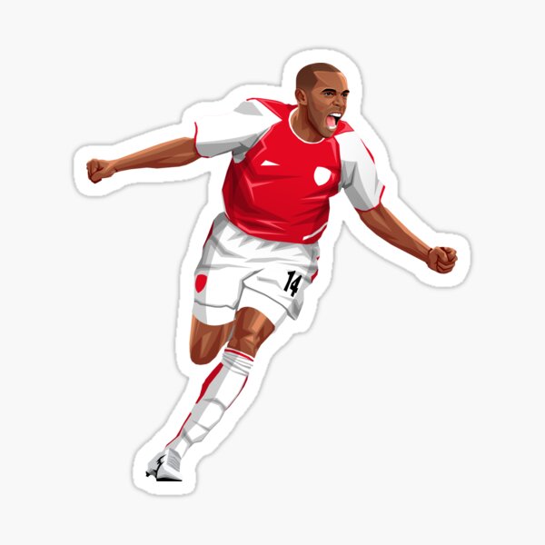 Poster Print of Thierry Henry (Arsenal). Chelsea 1: 0 Arsenal