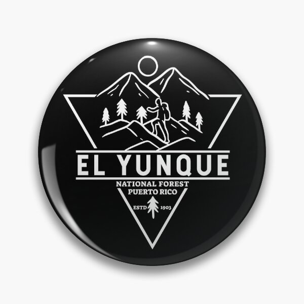 Item preview, El Yunque National Forest Puerto Rico Badge designed and sold by KrisSidDesigns.
