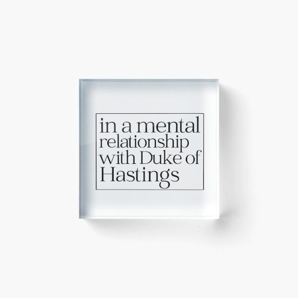 Aperçu de l'œuvre Dans une relation mentale avec le duc d'Hastings créée et vendue par PurpleAcademy.