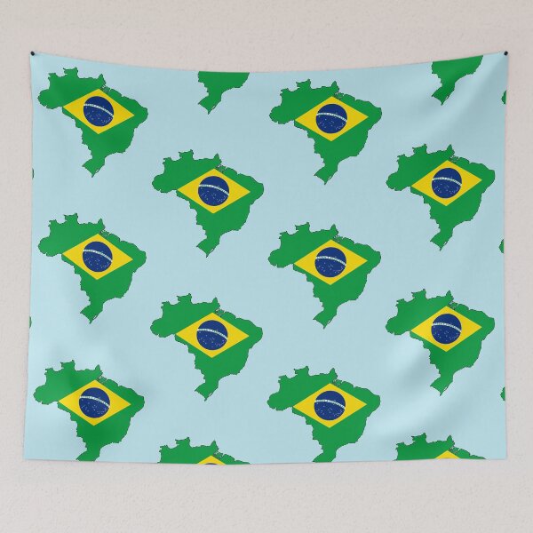 Item preview, Map and flag colors of Brazil designed and sold by Kalin-Lyfe.