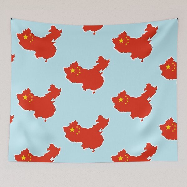 Item preview, Map and flag colors of China designed and sold by Kalin-Lyfe.