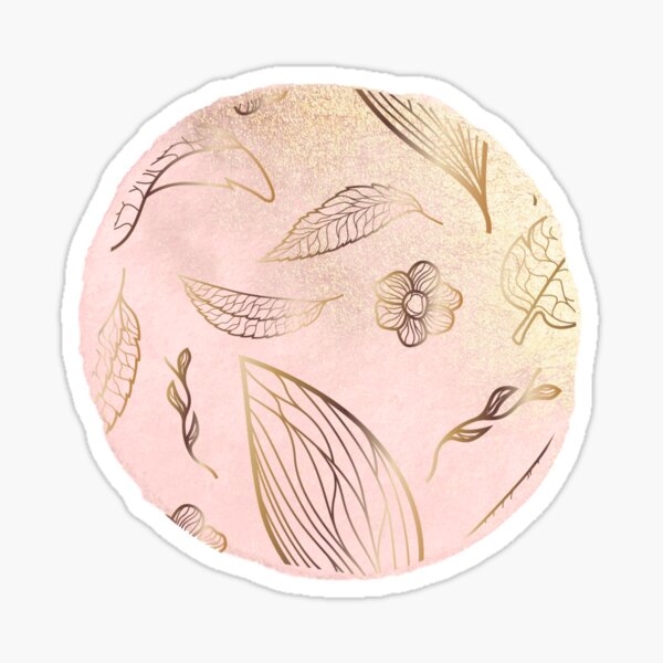 Item preview, Golden Leaves Floral designed and sold by ElenaDanilo.