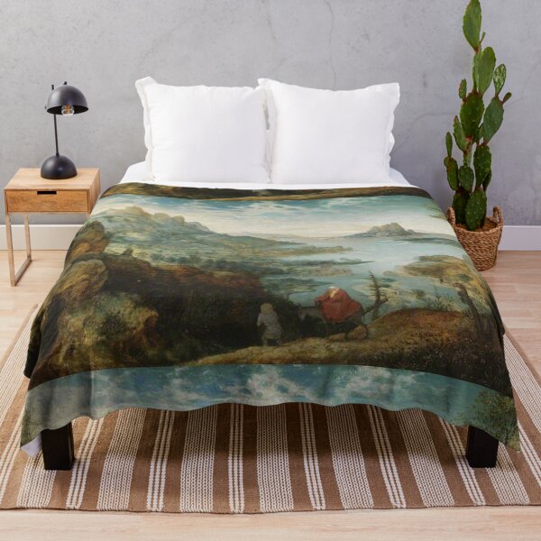 Item preview, Vintage painting of mountains designed and sold by Vintage Designs +.