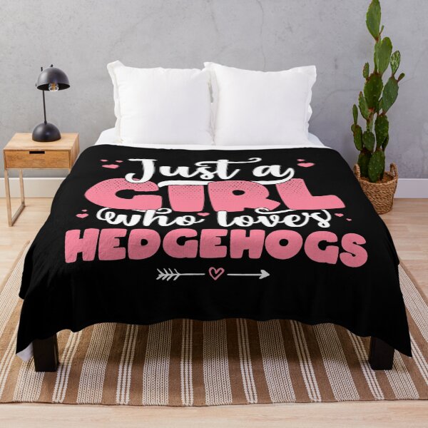 Item preview, Just A Girl Who Loves hedgehogs - Cute hedgehog lover gift product designed and sold by theodoros20.