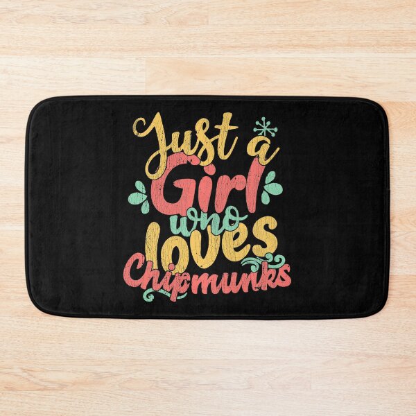 Item preview, Just A Girl Who Loves Chipmunks Gift print designed and sold by theodoros20.