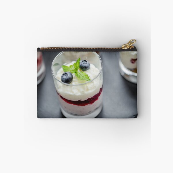 Item preview, Glass Sweet Blueberries Whipped Cream Delicious Food designed and sold by MonArtisteSam.