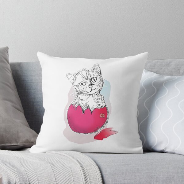 Item preview, The Egg Of Love - Cat (Original Drawing by ACCI) designed and sold by VanyssaGraphics.
