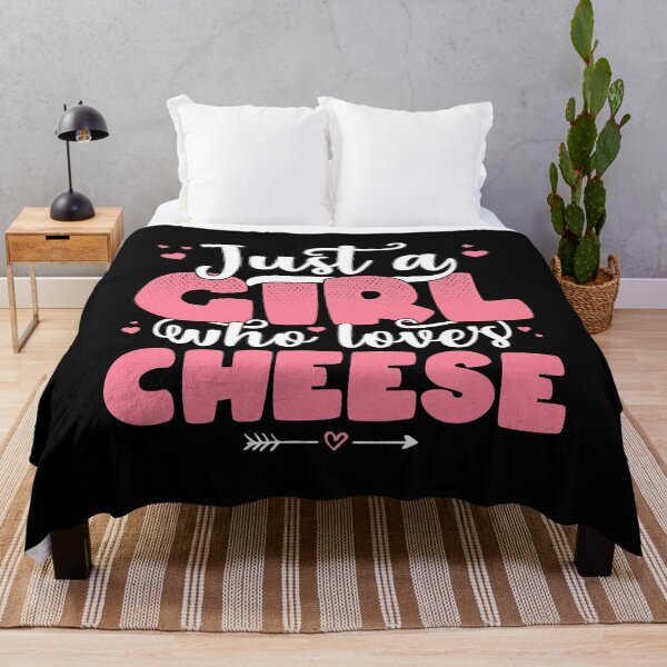 Item preview, Just A Girl Who Loves Cheese - Cute Cheese lover gift graphic designed and sold by theodoros20.