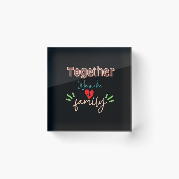 Item preview, Together we make a family designed and sold by Charming Doodles.