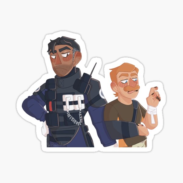 Doc and Mozzie Sticker