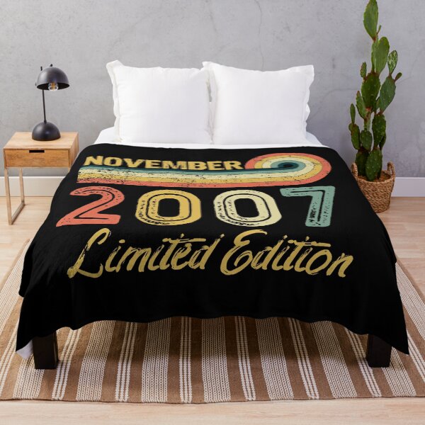 Item preview, Retro Vintage 14th Birthday - Born in November 2007 designed and sold by meedTee.
