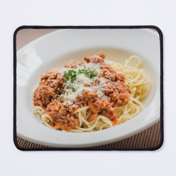 Item preview, Flat Dish Spaghetti Ragù Grated Cheese Leaves Parsley Meat Sauce Italy designed and sold by MonArtisteSam.