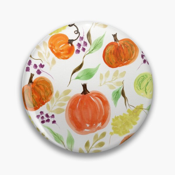 Item preview, Pumpkin Patch Watercolor Design designed and sold by JuniperWD.
