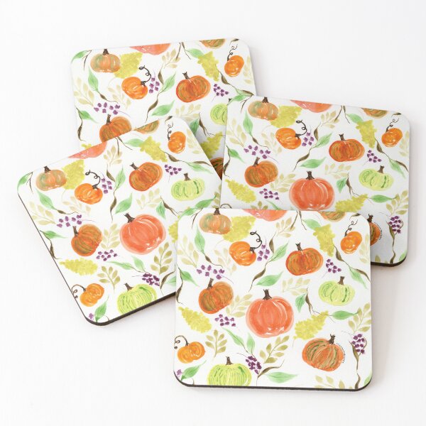 Item preview, Pumpkin Patch Watercolor Design designed and sold by JuniperWD.
