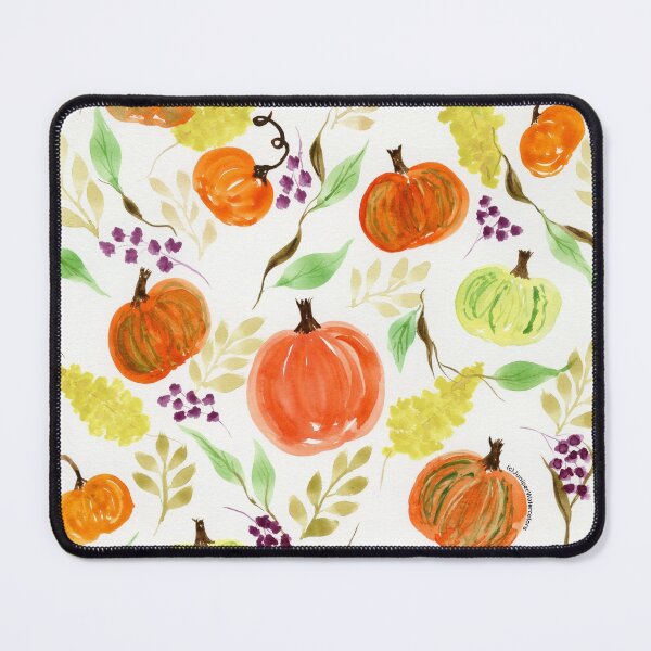 Item preview, Pumpkin Patch Watercolor Design designed and sold by JuniperWD.