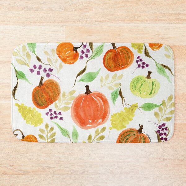 Item preview, Pumpkin Patch Watercolor Design designed and sold by JuniperWD.