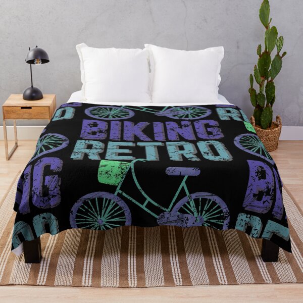 Item preview, Retro Biking in Blue Distressed designed and sold by 133DandC.