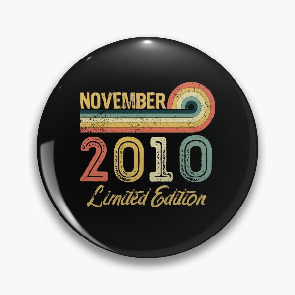Item preview, Retro Vintage 11th Birthday - Born in November 2010 designed and sold by meedTee.