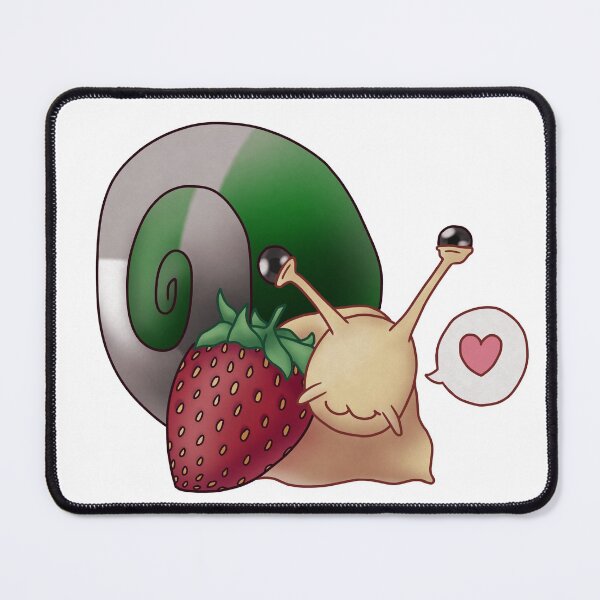 Item preview, Gray-aromantic Aro-spec Strawberry Pride Snail designed and sold by PrideSnails.