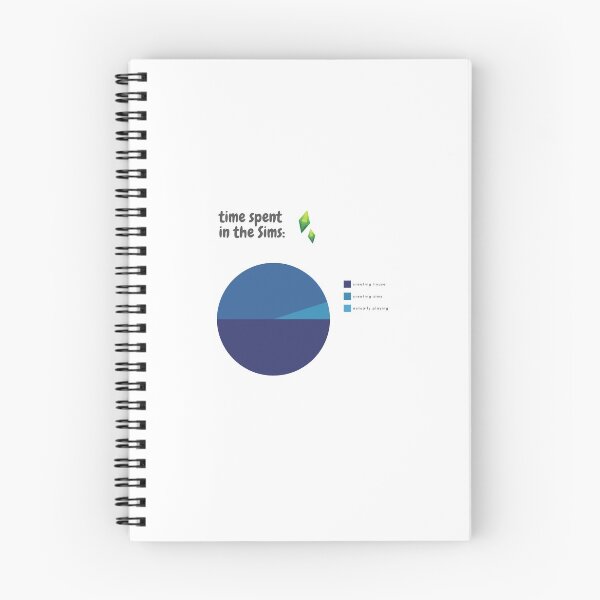 Item preview, Time Spent in The Sims pie chart designed and sold by Hellomydesign.