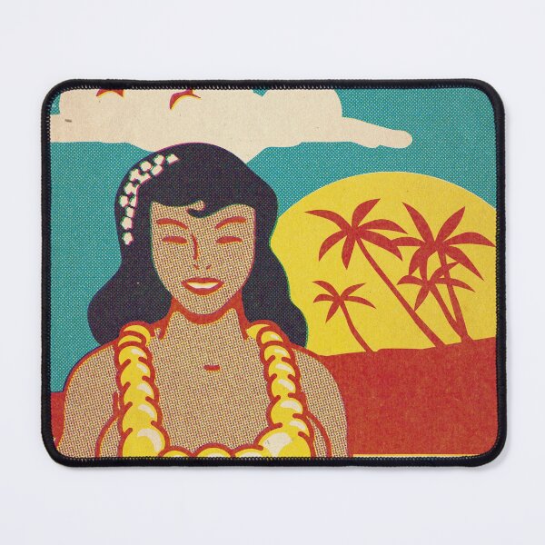 Item preview, Retro Vintage Beach Girl designed and sold by TikiLuke.