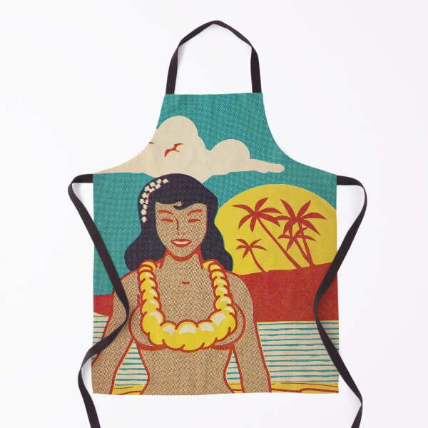 Item preview, Retro Vintage Beach Girl designed and sold by TikiLuke.