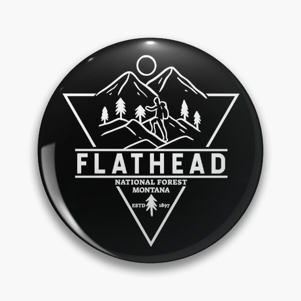Item preview, Flathead National Forest Montana Badge designed and sold by KrisSidDesigns.