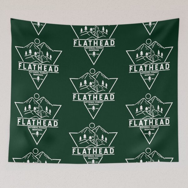 Item preview, Flathead National Forest Montana Badge designed and sold by KrisSidDesigns.