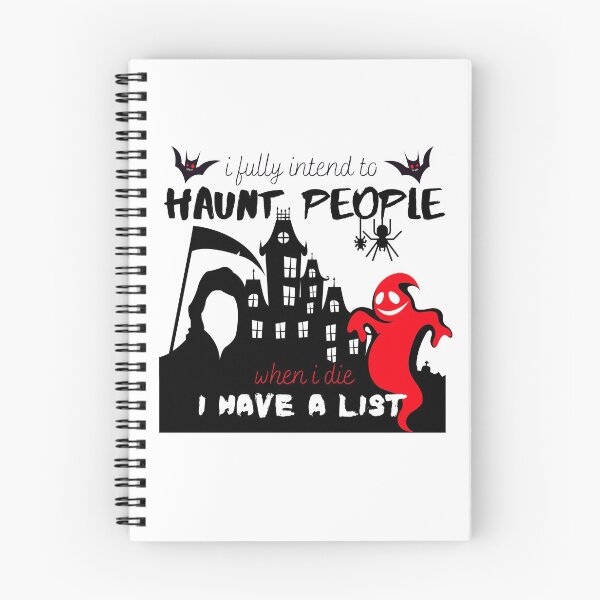 Item preview, I Fully Intend to Haunt People When I Die Spooky Haunted House designed and sold by MiaDelelai.