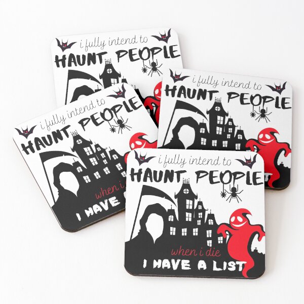 Item preview, I Fully Intend to Haunt People When I Die Spooky Haunted House designed and sold by MiaDelelai.