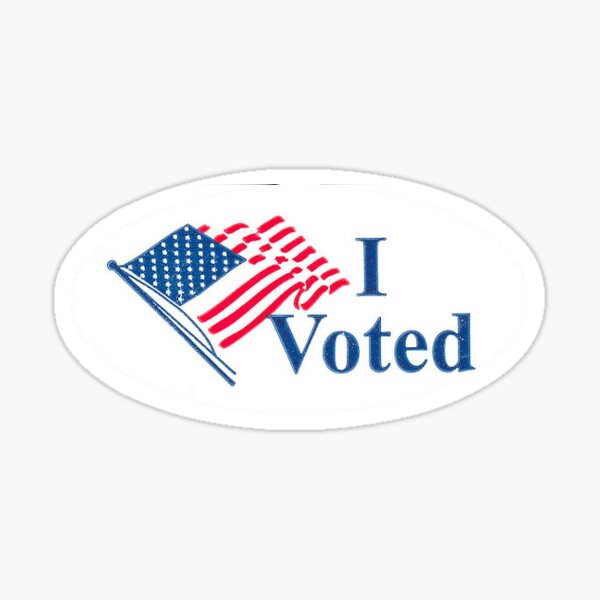 I Voted! Sticker