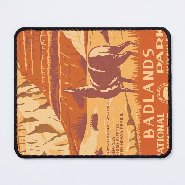 Item preview, Badlands National Park Vintage WPA Poster  designed and sold by JordanHolmes.