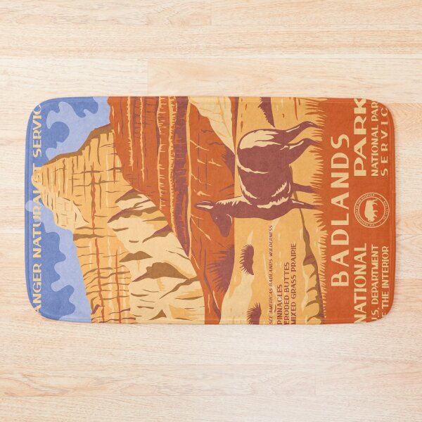 Item preview, Badlands National Park Vintage WPA Poster  designed and sold by JordanHolmes.