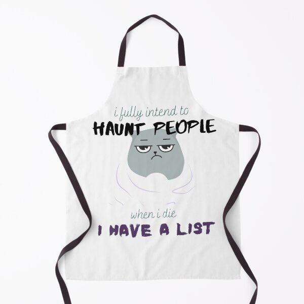 Item preview, I Fully Intend to Haunt People When I Die Funny Cat | Napping | I Have a List designed and sold by MiaDelelai.