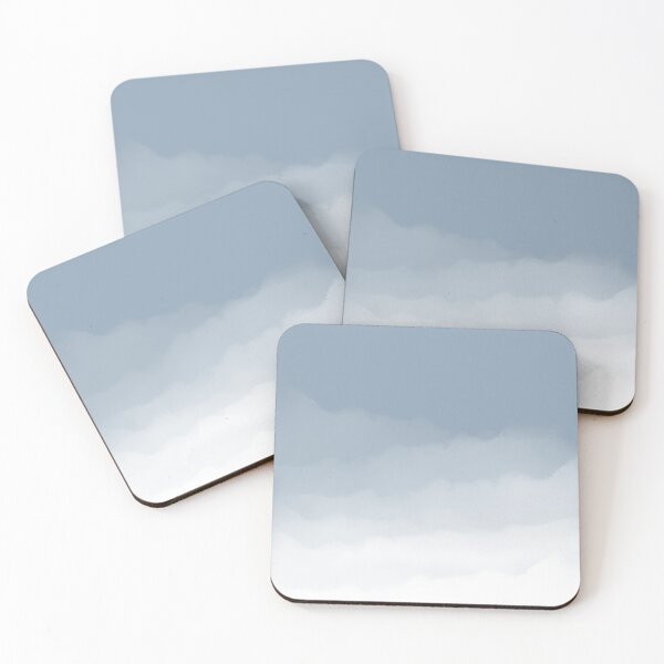 Item preview, Dusty Blue Watercolor Ombre (dusty blue/white) designed and sold by Design Minds Boutique.