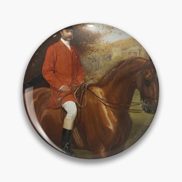 Item preview, Colonel Frederic Courtenay Morgan (1834–1909), in front of Ruperra Castle with His Daughter, the Honourable Violet Wilhelmina Morgan (1860–1943), the Honourable Mrs Basil  St John Mundy designed and sold by Vintage Designs +.