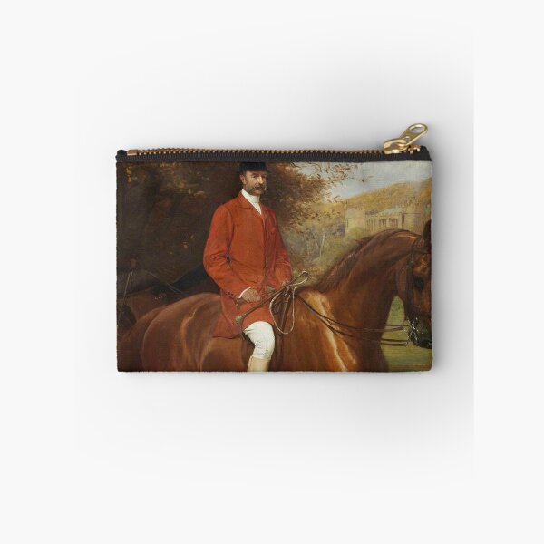 Item preview, Colonel Frederic Courtenay Morgan (1834–1909), in front of Ruperra Castle with His Daughter, the Honourable Violet Wilhelmina Morgan (1860–1943), the Honourable Mrs Basil  St John Mundy designed and sold by Vintage Designs +.