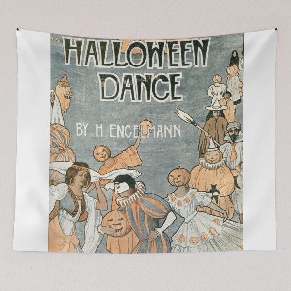 Item preview, Vintage Halloween Poster Halloween Dance  designed and sold by Bellathewilde.